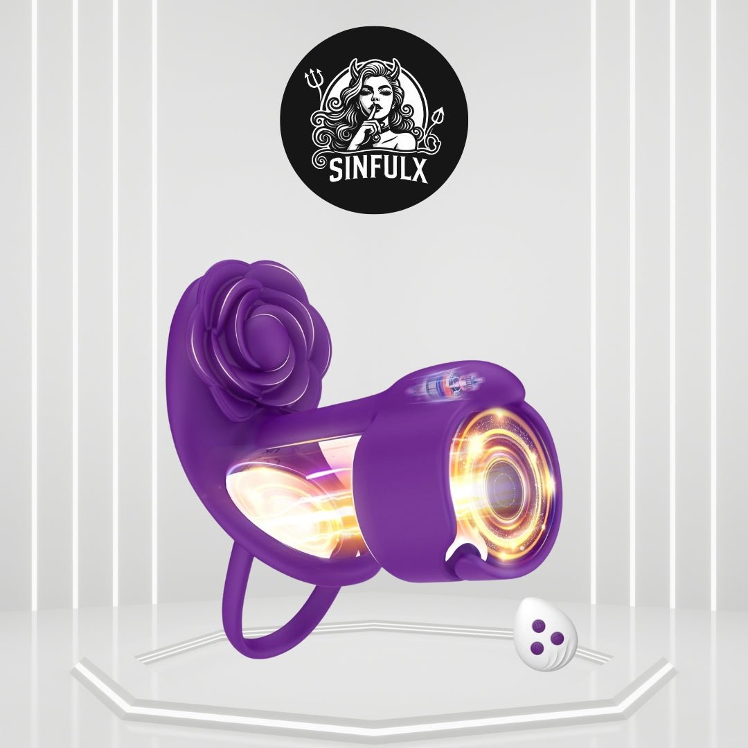 Pulse Rose Vibrating Intimacy Couples' Penis Ring